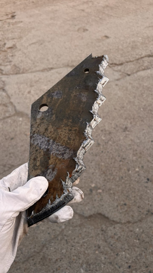 Лазерная резка 65Г 8мм под углом в 45гр