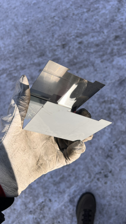 Лазерная резка нержавеющей стали 1мм